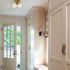 Modern Semi Flush Ceiling Lights Open Glass Drum Shade